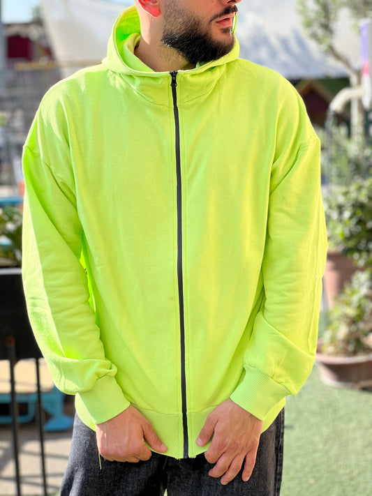 Felpa yellow full zip raff