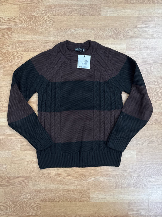 Pullover black brown