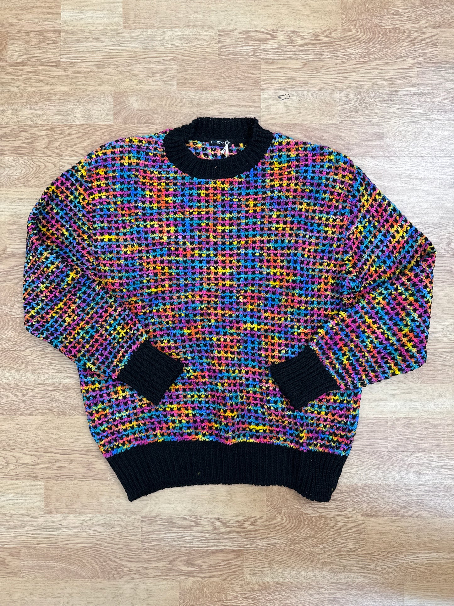 Pullover girocollo multicolor