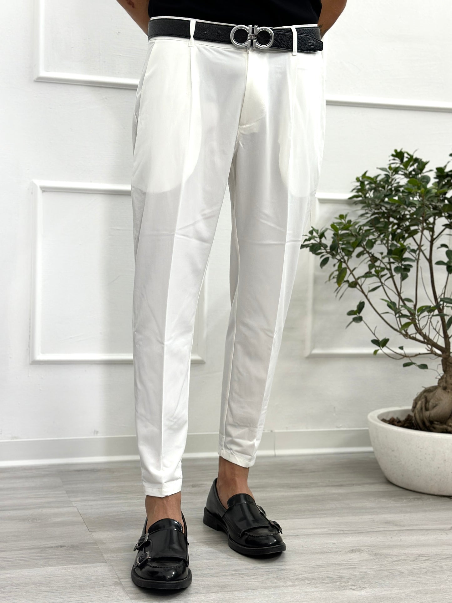 Pantalone Capri white