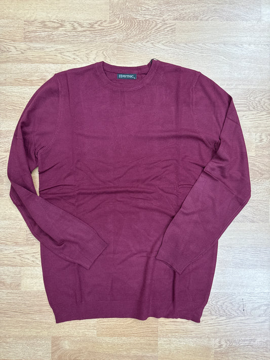 Maglioncino slim fit bordeaux